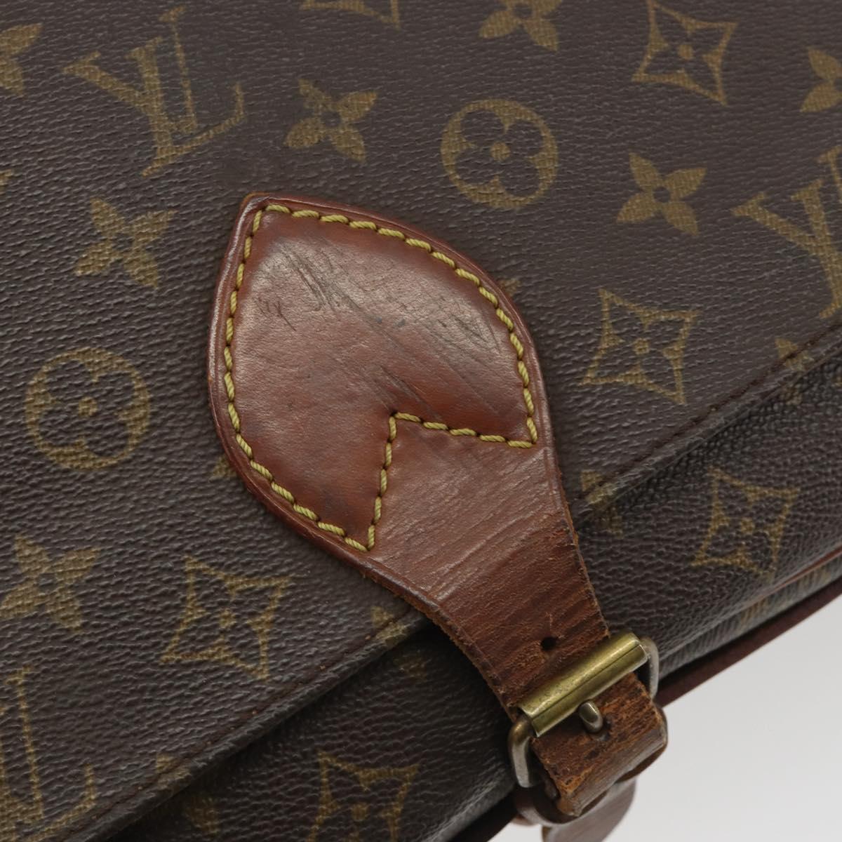 LOUIS VUITTON Monogram Cartouchiere GM Shoulder Bag M51252 LV Auth 188485