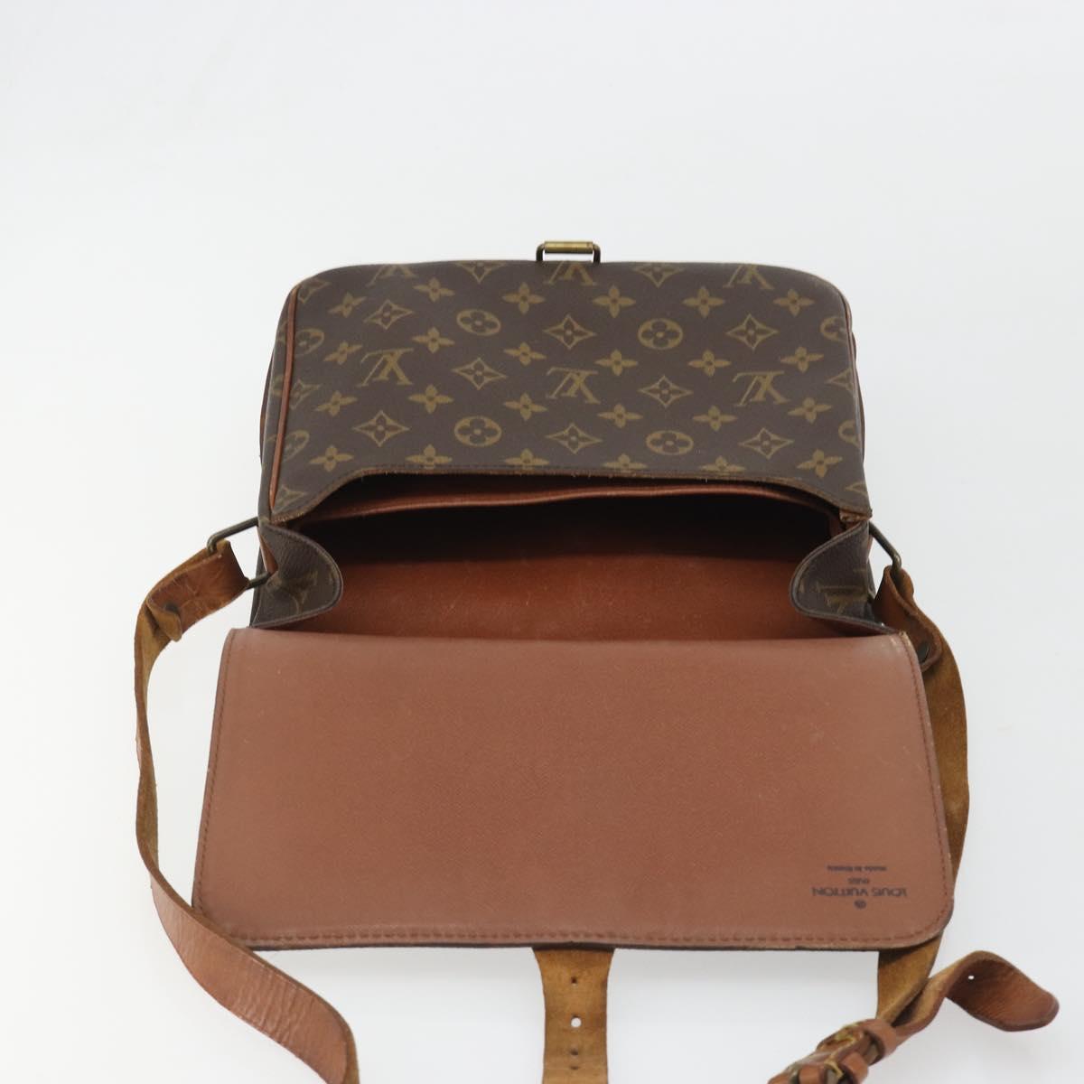 LOUIS VUITTON Monogram Cartouchiere GM Shoulder Bag M51252 LV Auth 188485