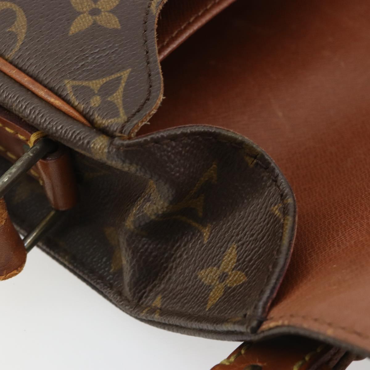 LOUIS VUITTON Monogram Cartouchiere GM Shoulder Bag M51252 LV Auth 188485
