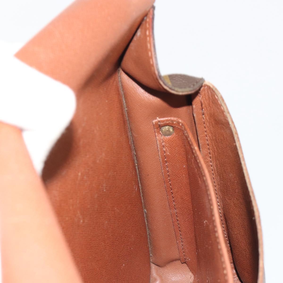 LOUIS VUITTON Monogram Cartouchiere GM Shoulder Bag M51252 LV Auth 188485