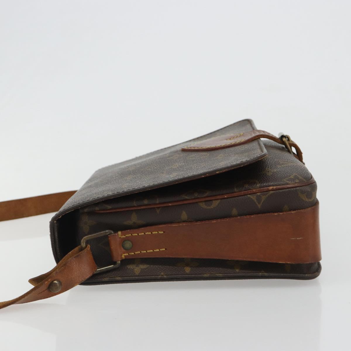 LOUIS VUITTON Monogram Cartouchiere GM Shoulder Bag M51252 LV Auth 188485