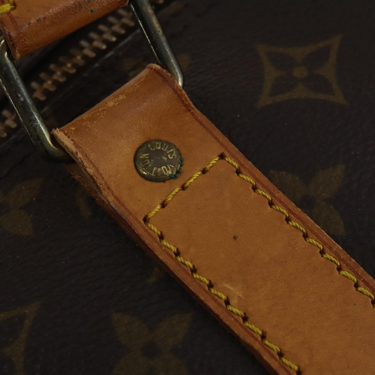 LOUIS VUITTON Monogram Keepall Bandouliere 60 Boston Bag M41412 LV Auth 188487