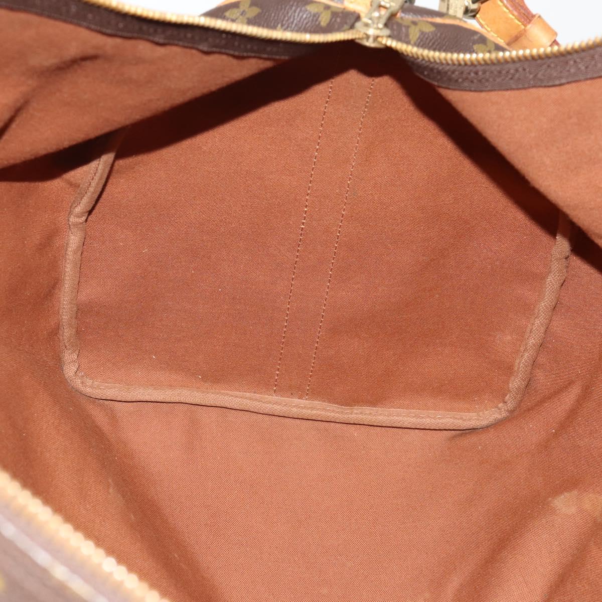 LOUIS VUITTON Monogram Keepall Bandouliere 60 Boston Bag M41412 LV Auth 188487