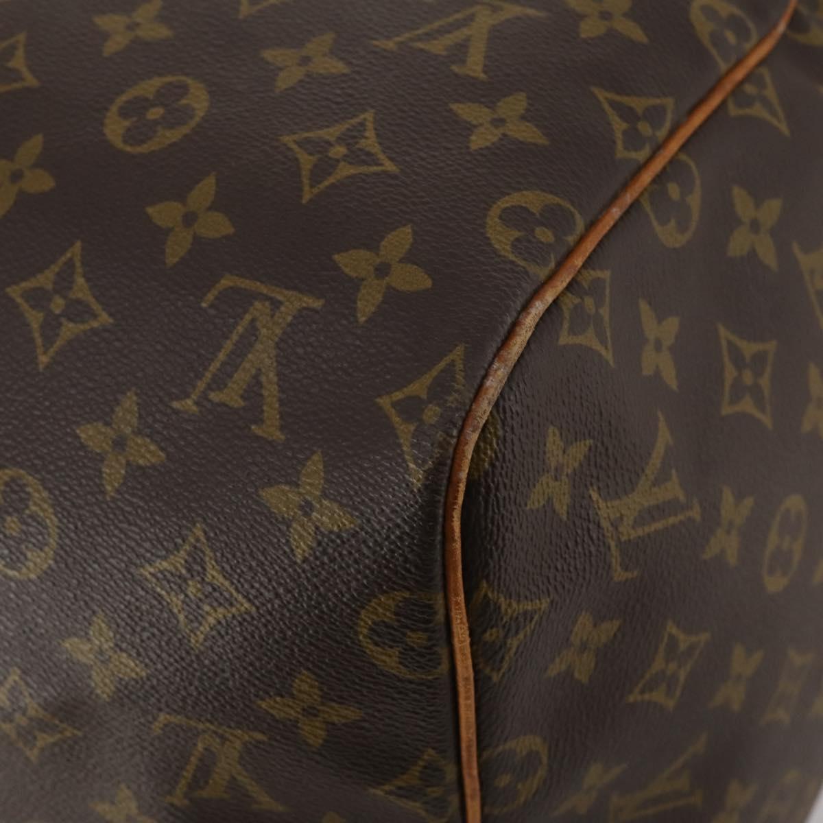 LOUIS VUITTON Monogram Keepall 55 Boston Bag M41424 LV Auth 188491
