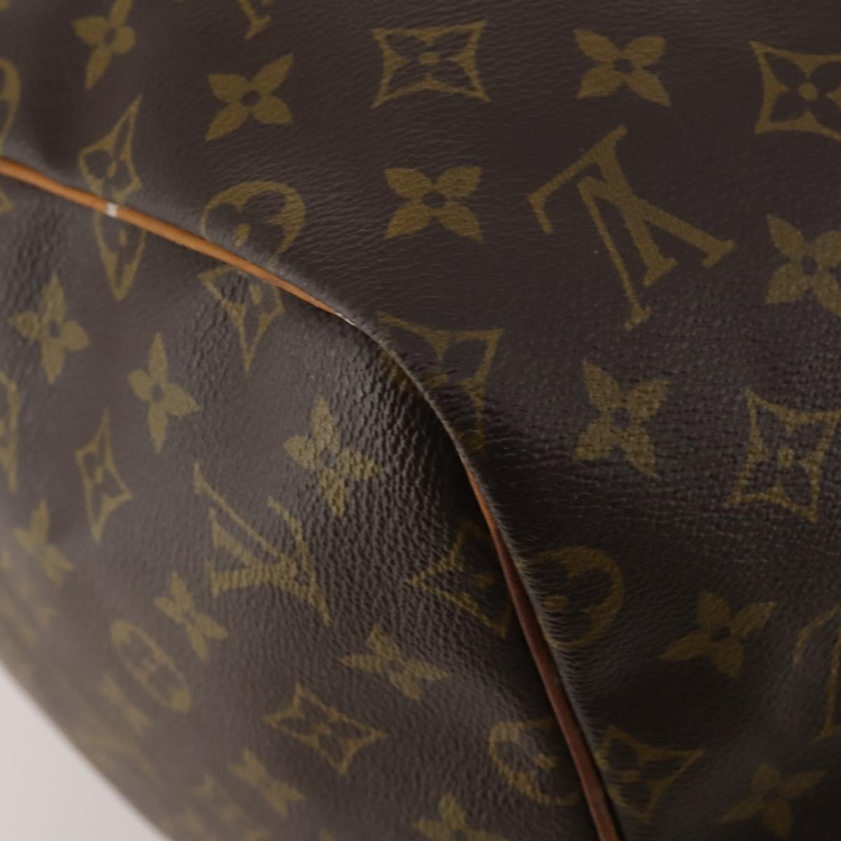 LOUIS VUITTON Monogram Keepall 55 Boston Bag M41424 LV Auth 188491
