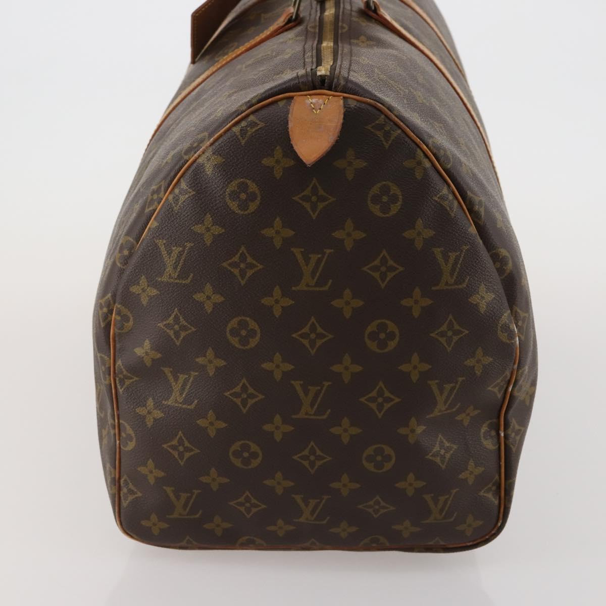 LOUIS VUITTON Monogram Keepall 55 Boston Bag M41424 LV Auth 188491