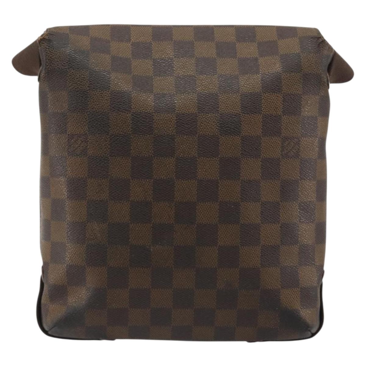LOUIS VUITTON Damier Ebene Brooklyn PM Shoulder Bag N51210 LV Auth 188492