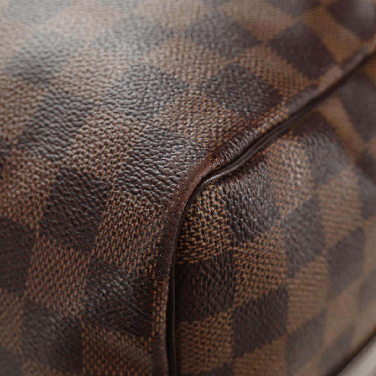 LOUIS VUITTON Damier Ebene Speedy Bandouliere 35 Hand Bag N41366 Auth 188496SAV