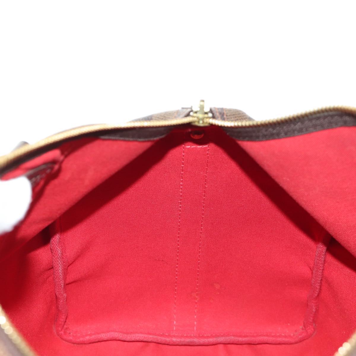 LOUIS VUITTON Damier Ebene Speedy Bandouliere 35 Hand Bag N41366 Auth 188496SAV