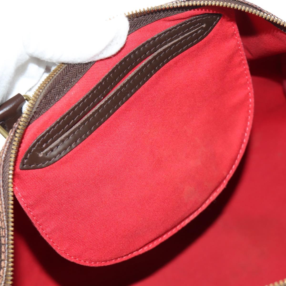 LOUIS VUITTON Damier Ebene Speedy Bandouliere 35 Hand Bag N41366 Auth 188496SAV