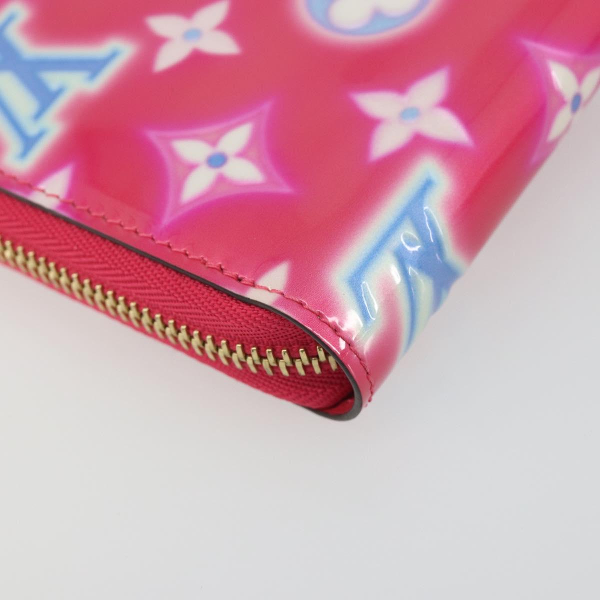 LOUIS VUITTON Vernis Zippy Long Wallet Valentine's Day 2022 M81154 Auth 188500M