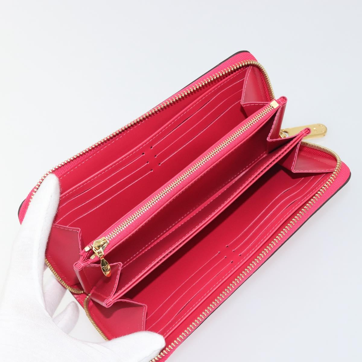 LOUIS VUITTON Vernis Zippy Long Wallet Valentine's Day 2022 M81154 Auth 188500M