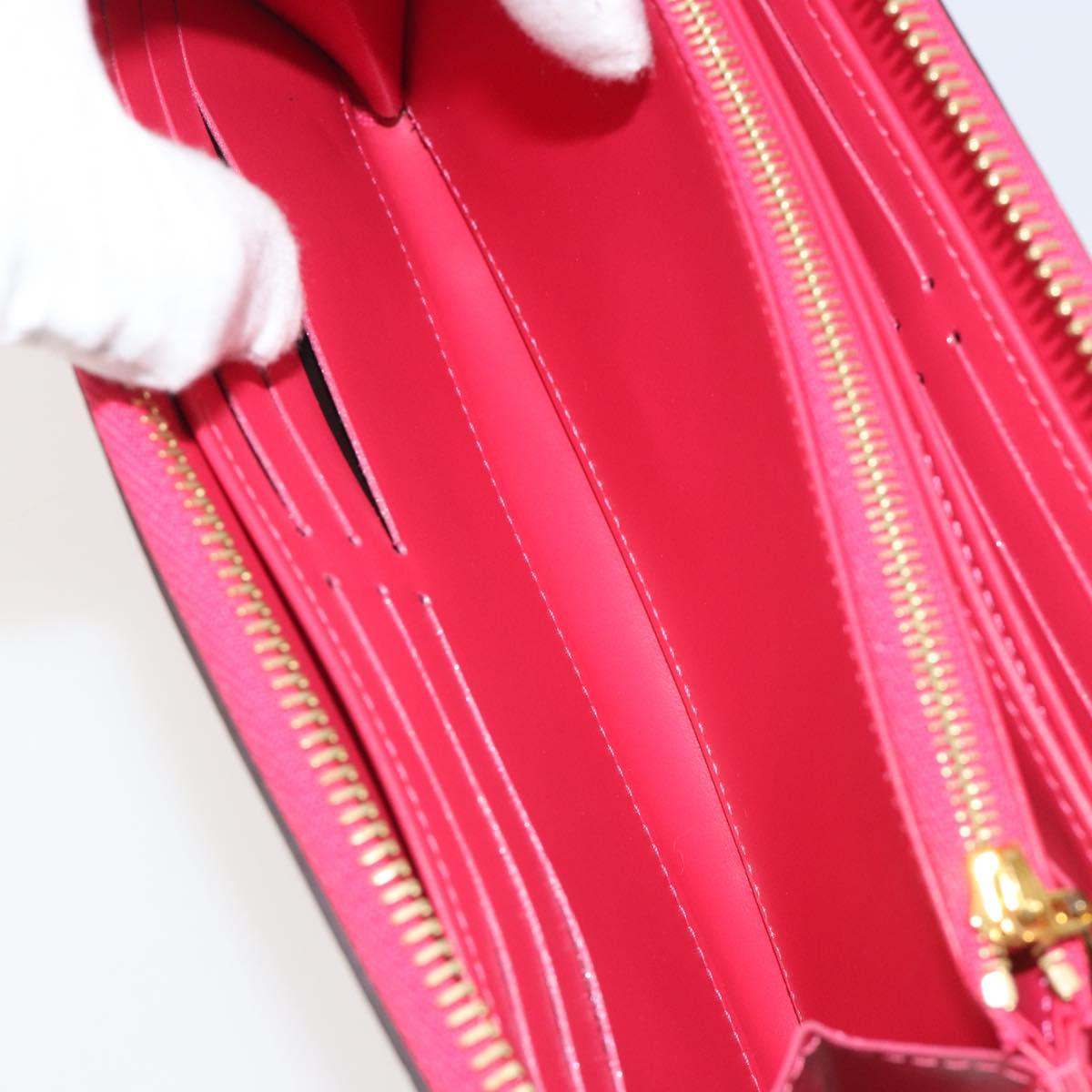 LOUIS VUITTON Vernis Zippy Long Wallet Valentine's Day 2022 M81154 Auth 188500M