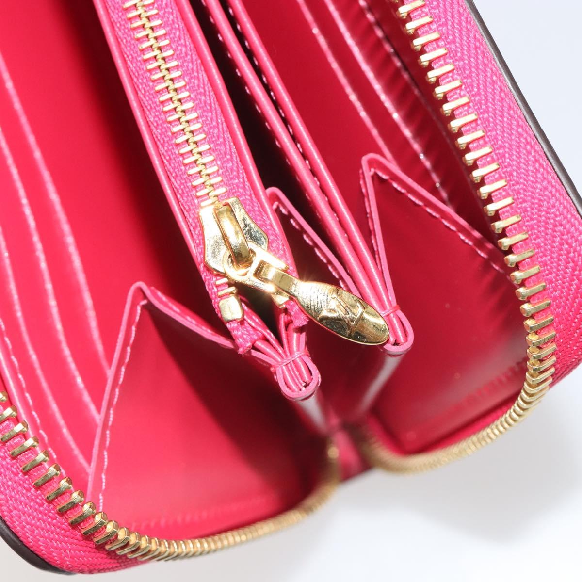 LOUIS VUITTON Vernis Zippy Long Wallet Valentine's Day 2022 M81154 Auth 188500M