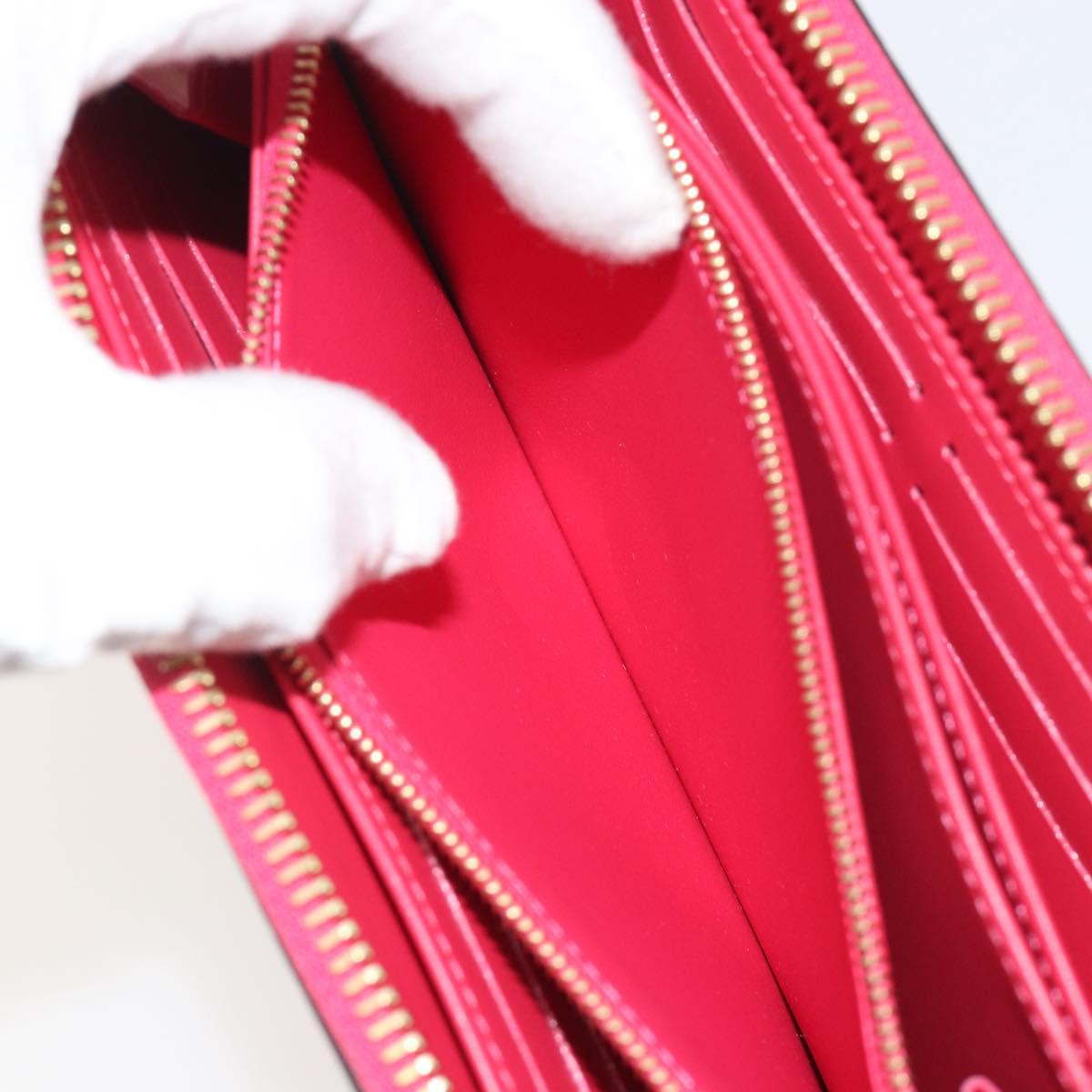 LOUIS VUITTON Vernis Zippy Long Wallet Valentine's Day 2022 M81154 Auth 188500M