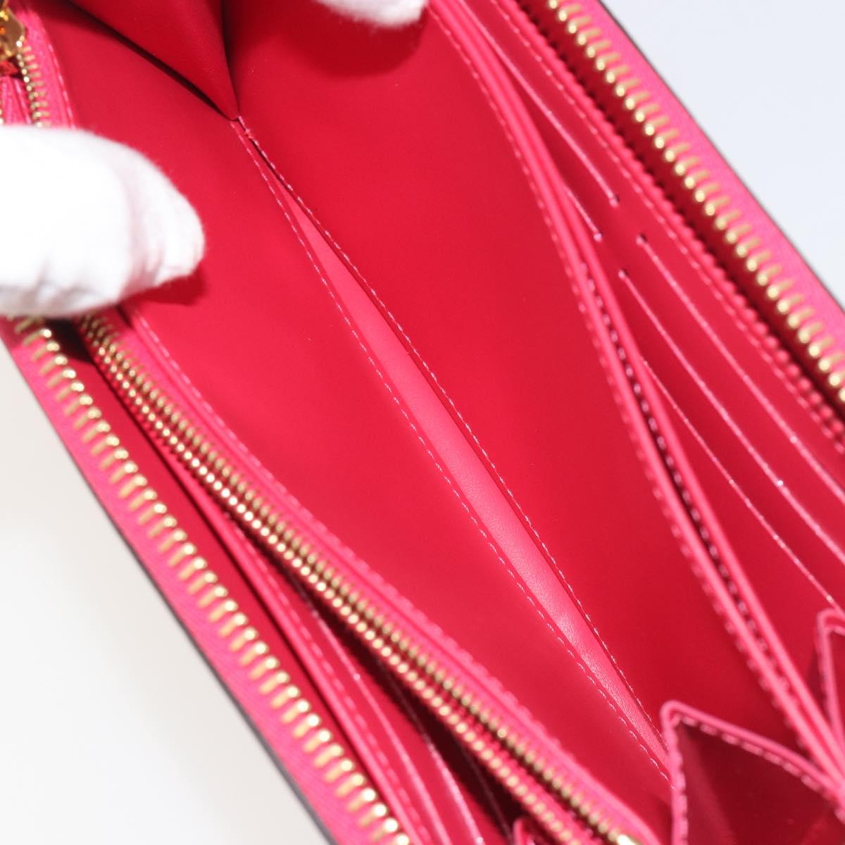 LOUIS VUITTON Vernis Zippy Long Wallet Valentine's Day 2022 M81154 Auth 188500M