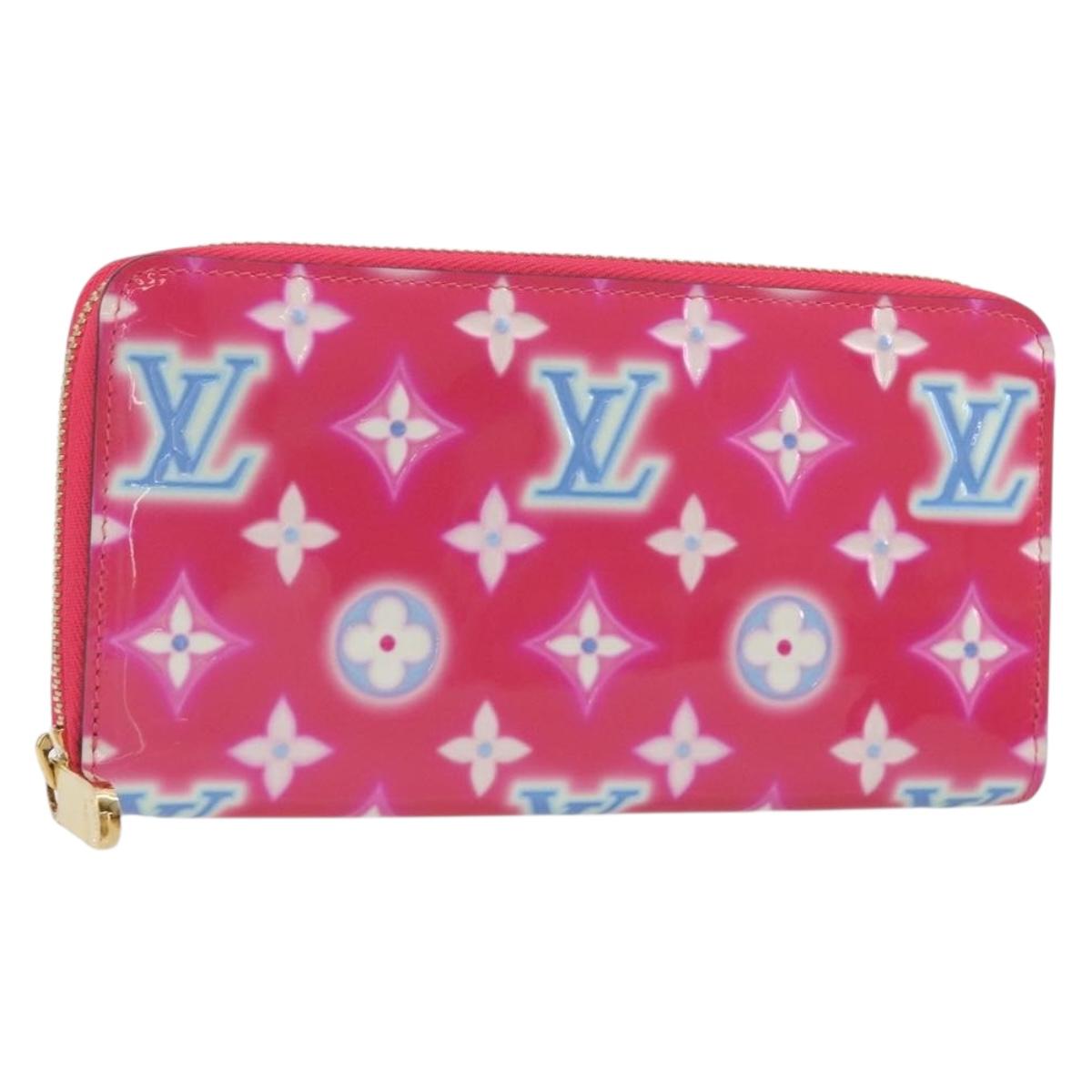 LOUIS VUITTON Vernis Zippy Long Wallet Valentine's Day 2022 M81154 Auth 188500M