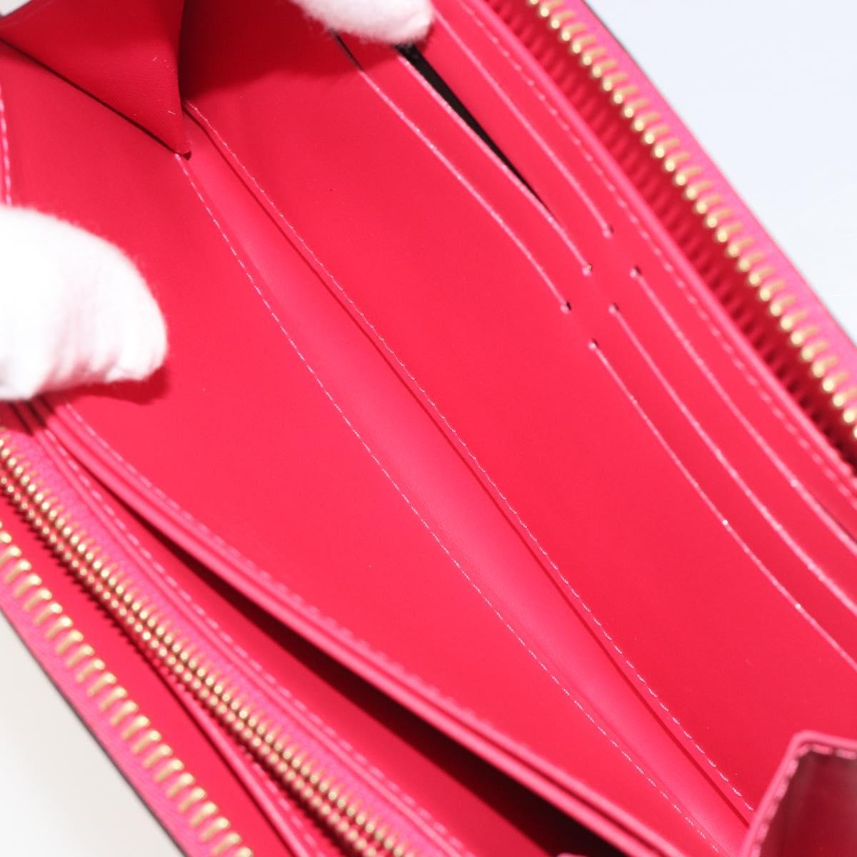 LOUIS VUITTON Vernis Zippy Long Wallet Valentine's Day 2022 M81154 Auth 188500M