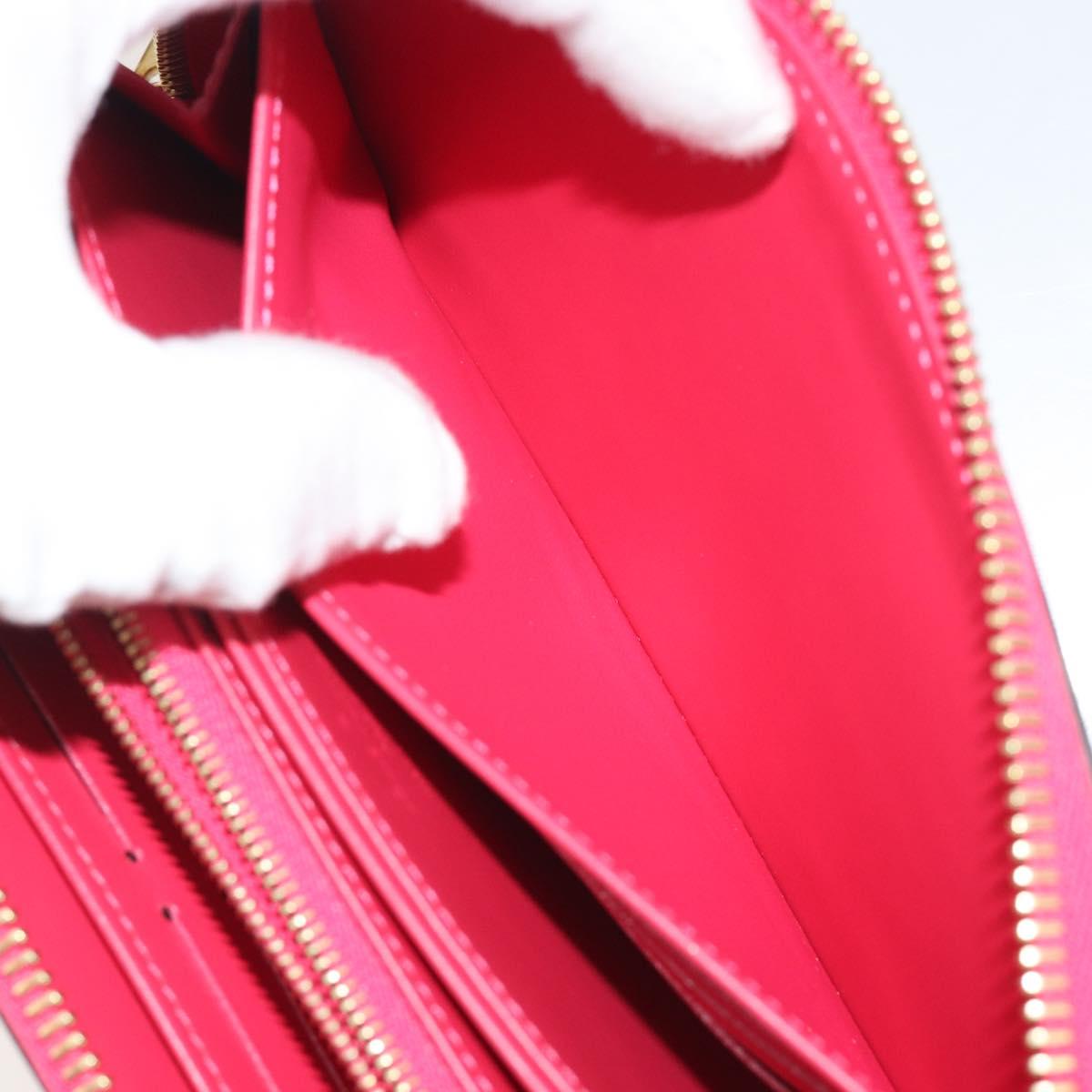 LOUIS VUITTON Vernis Zippy Long Wallet Valentine's Day 2022 M81154 Auth 188500M