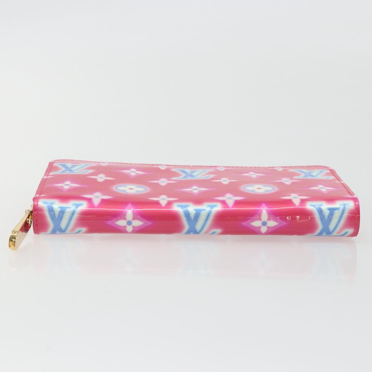 LOUIS VUITTON Vernis Zippy Long Wallet Valentine's Day 2022 M81154 Auth 188500M