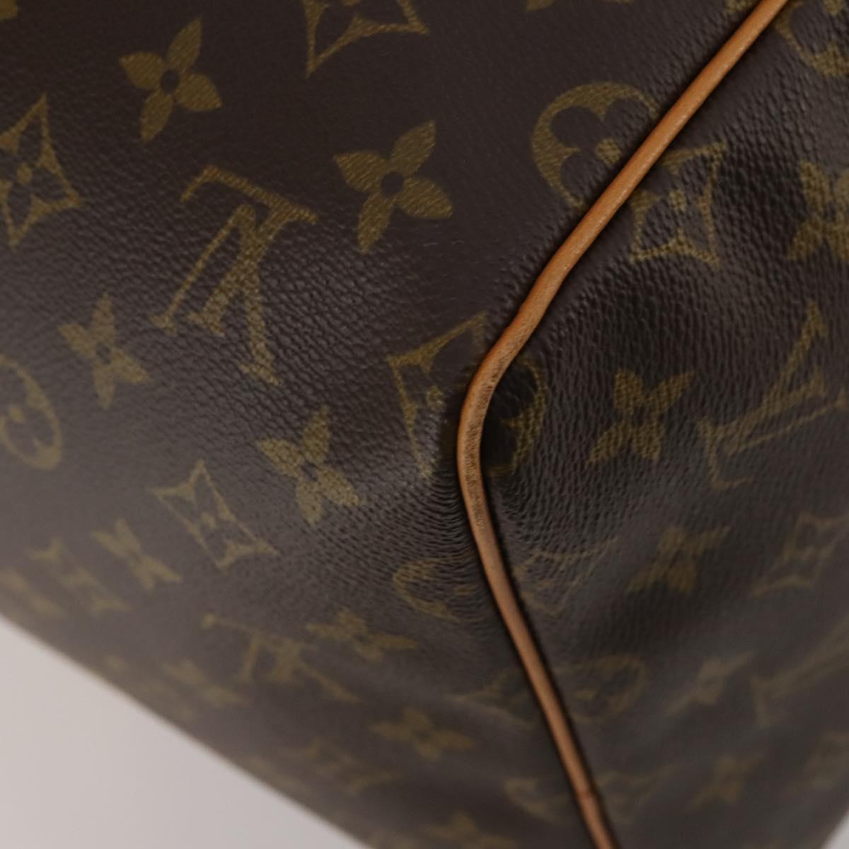 LOUIS VUITTON Monogram Keepall 55 Boston Bag M41424 LV Auth 188502SAV
