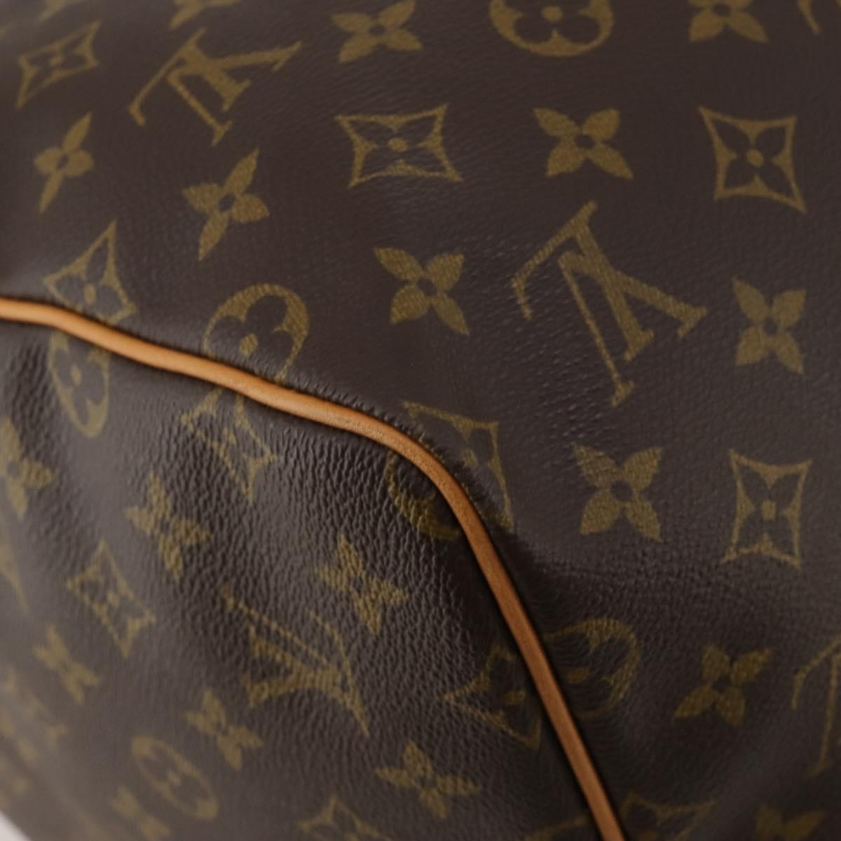 LOUIS VUITTON Monogram Keepall 55 Boston Bag M41424 LV Auth 188502SAV