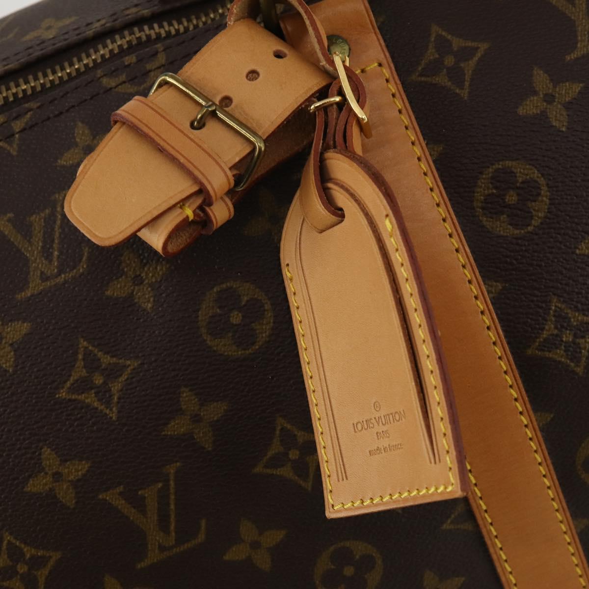 LOUIS VUITTON Monogram Keepall 55 Boston Bag M41424 LV Auth 188502SAV