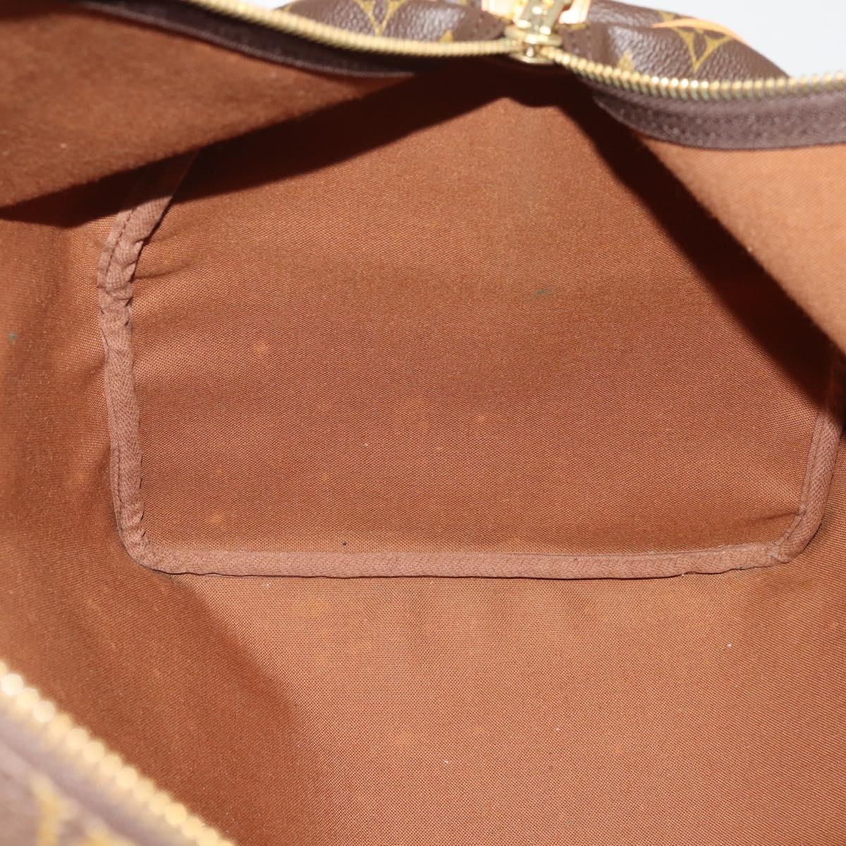 LOUIS VUITTON Monogram Keepall 55 Boston Bag M41424 LV Auth 188502SAV