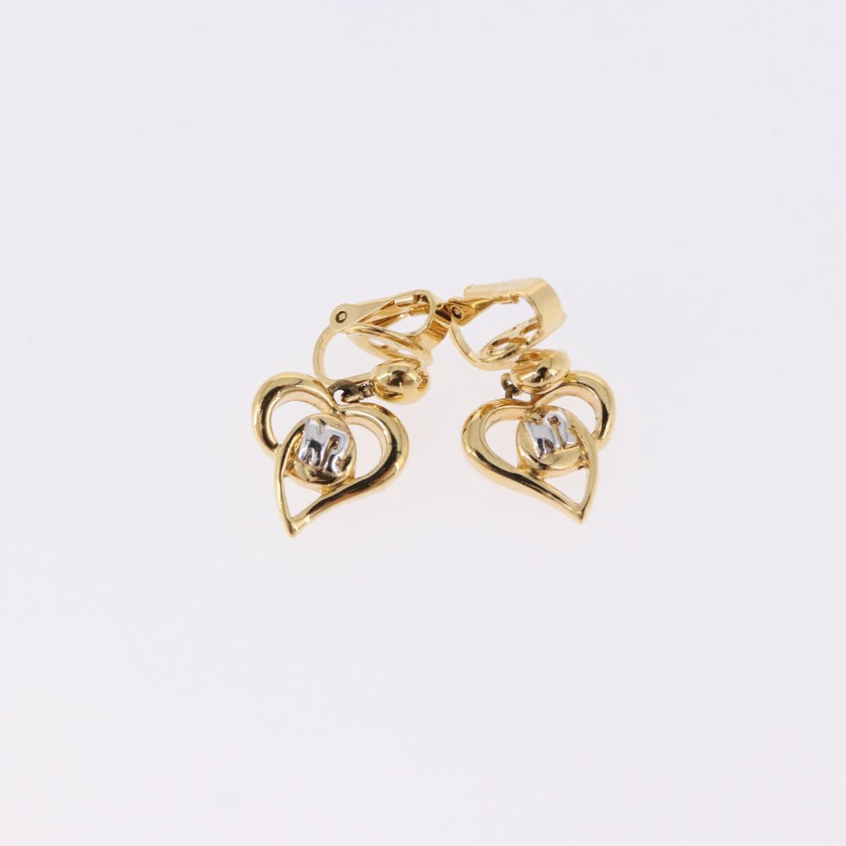 NINA RICCI Givenchy Calvin Klein MCM Earring metal 5 Set Gold Auth 188503