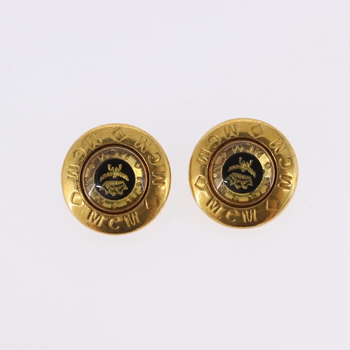 NINA RICCI Givenchy Calvin Klein MCM Earring metal 5 Set Gold Auth 188503