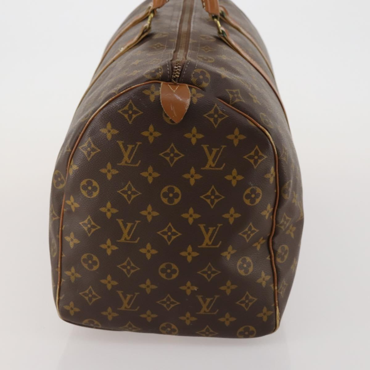 LOUIS VUITTON Monogram Keepall 50 Boston Bag M41426 LV Auth 188505
