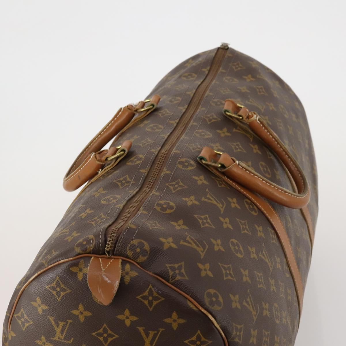 LOUIS VUITTON Monogram Keepall 50 Boston Bag M41426 LV Auth 188505