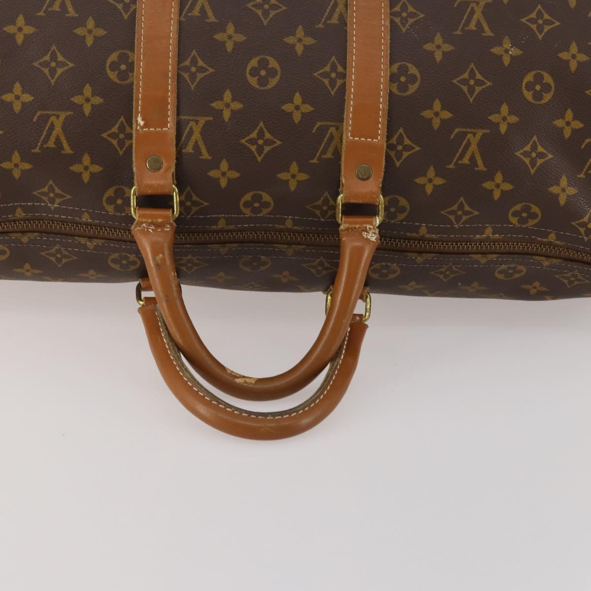 LOUIS VUITTON Monogram Keepall 50 Boston Bag M41426 LV Auth 188505