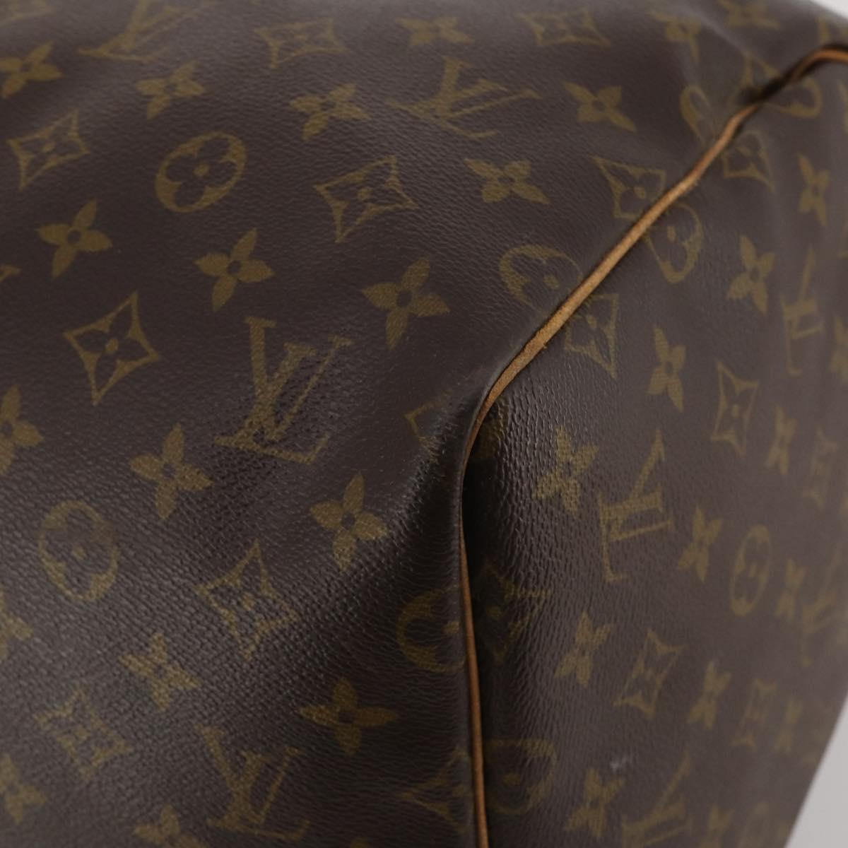 LOUIS VUITTON Monogram Keepall 55 Boston Bag M41424 LV Auth 188507