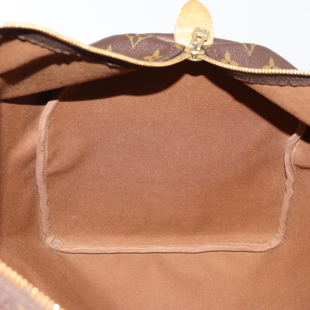 LOUIS VUITTON Monogram Keepall 55 Boston Bag M41424 LV Auth 188507