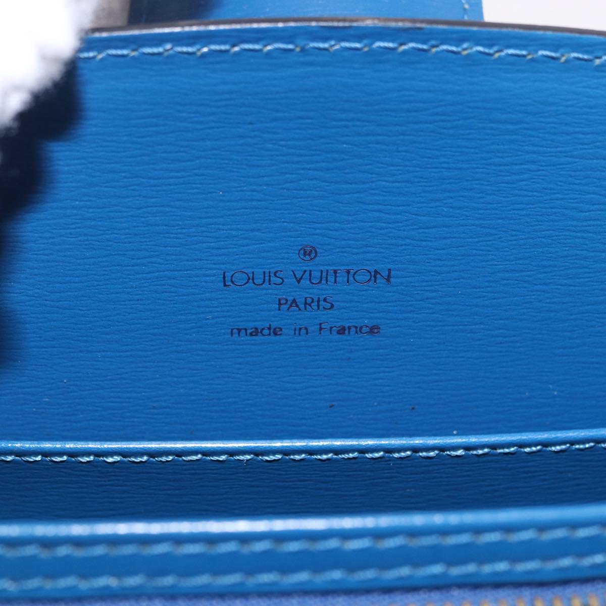 LOUIS VUITTON Epi Capuchin Shoulder Bag Blue M52345 LV Auth 188508