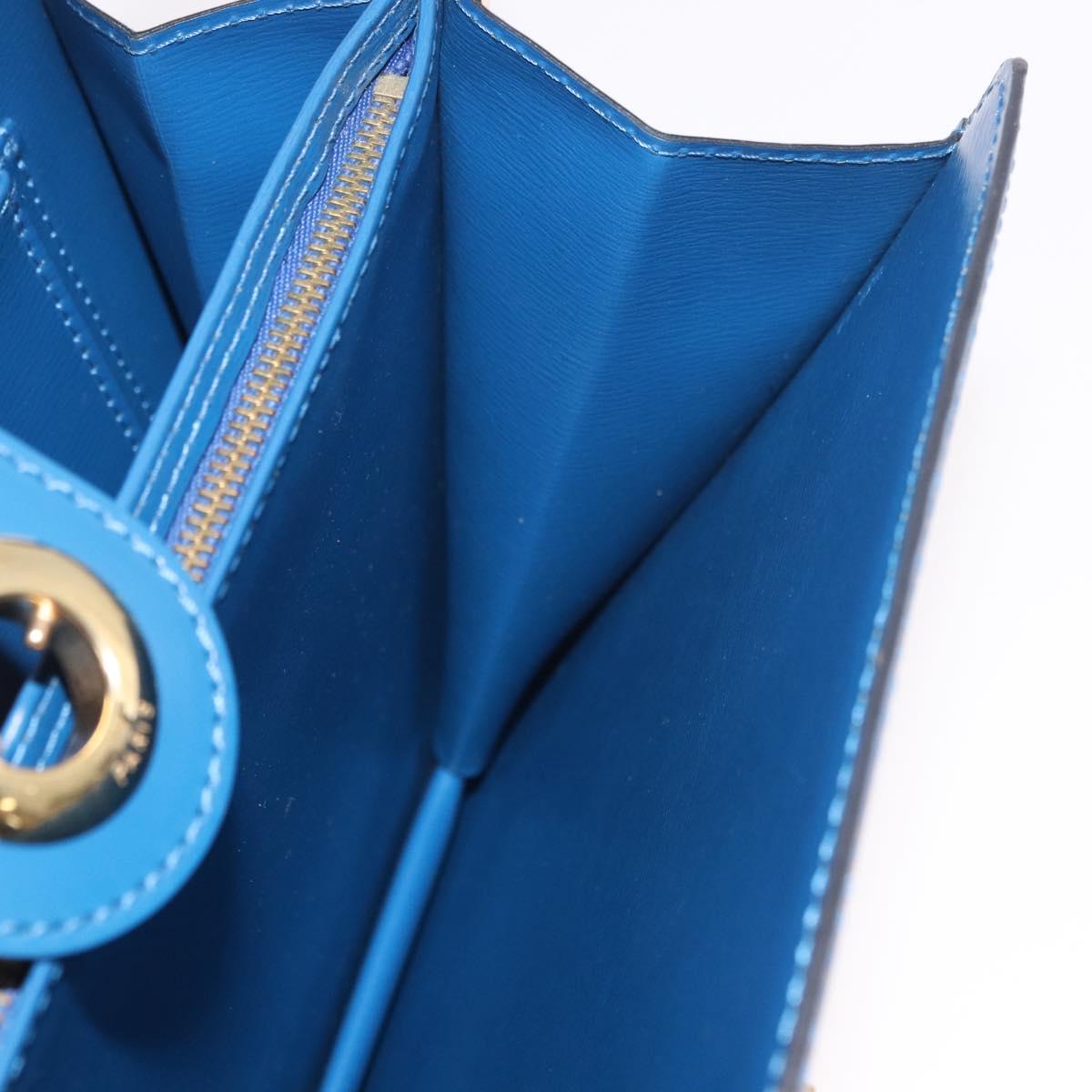 LOUIS VUITTON Epi Capuchin Shoulder Bag Blue M52345 LV Auth 188508