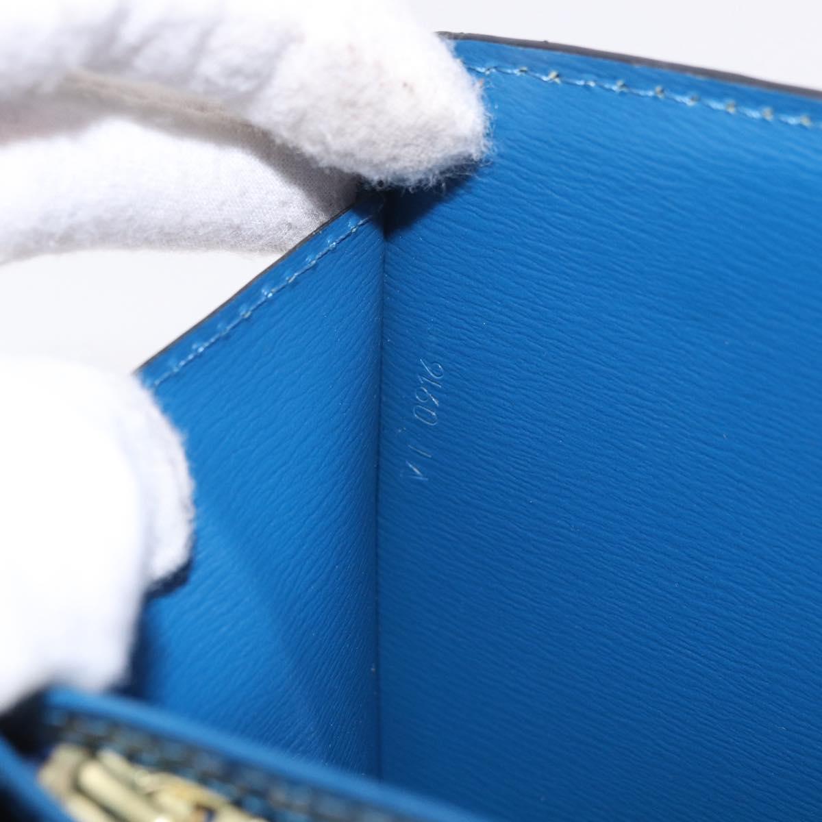 LOUIS VUITTON Epi Capuchin Shoulder Bag Blue M52345 LV Auth 188508