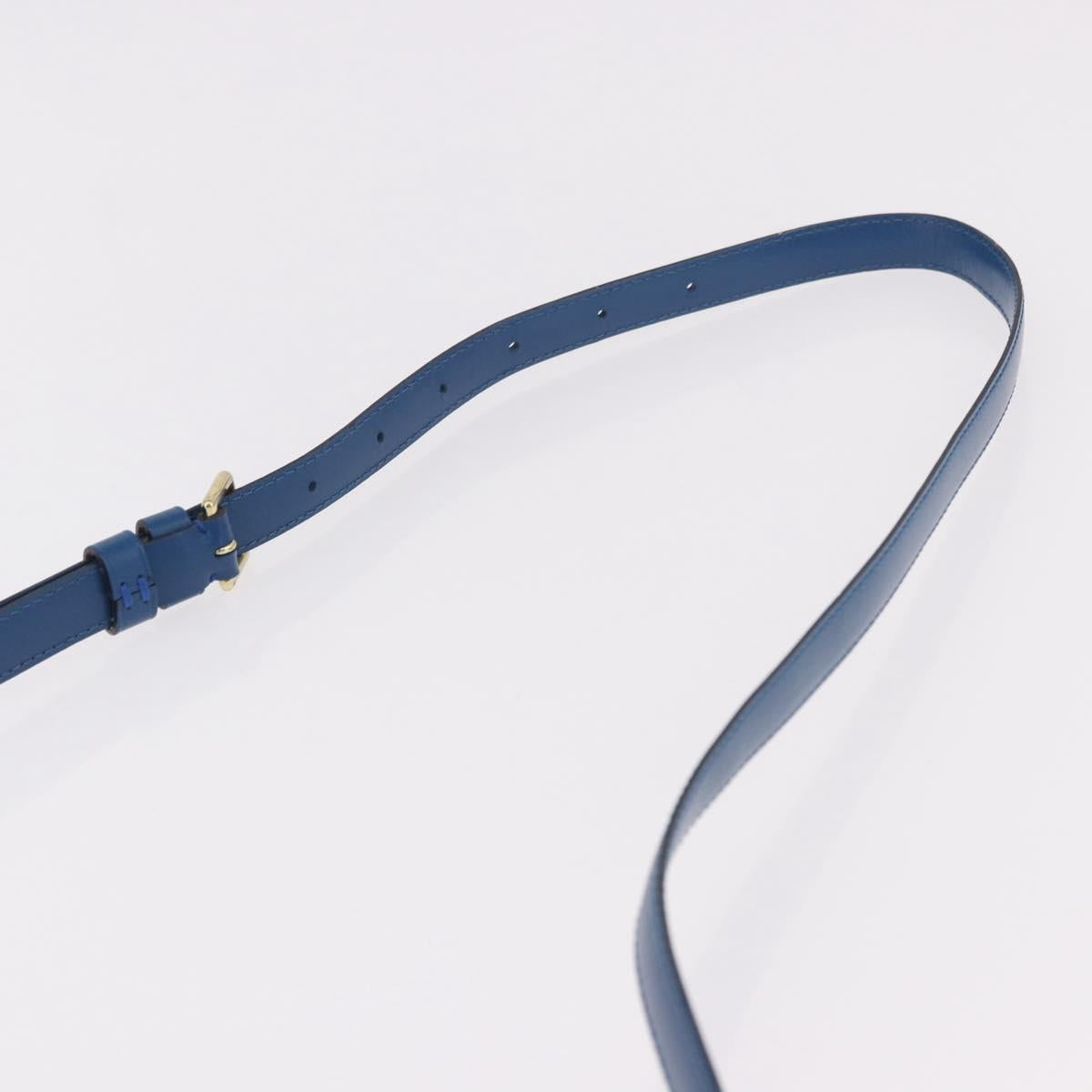 LOUIS VUITTON Epi Capuchin Shoulder Bag Blue M52345 LV Auth 188508