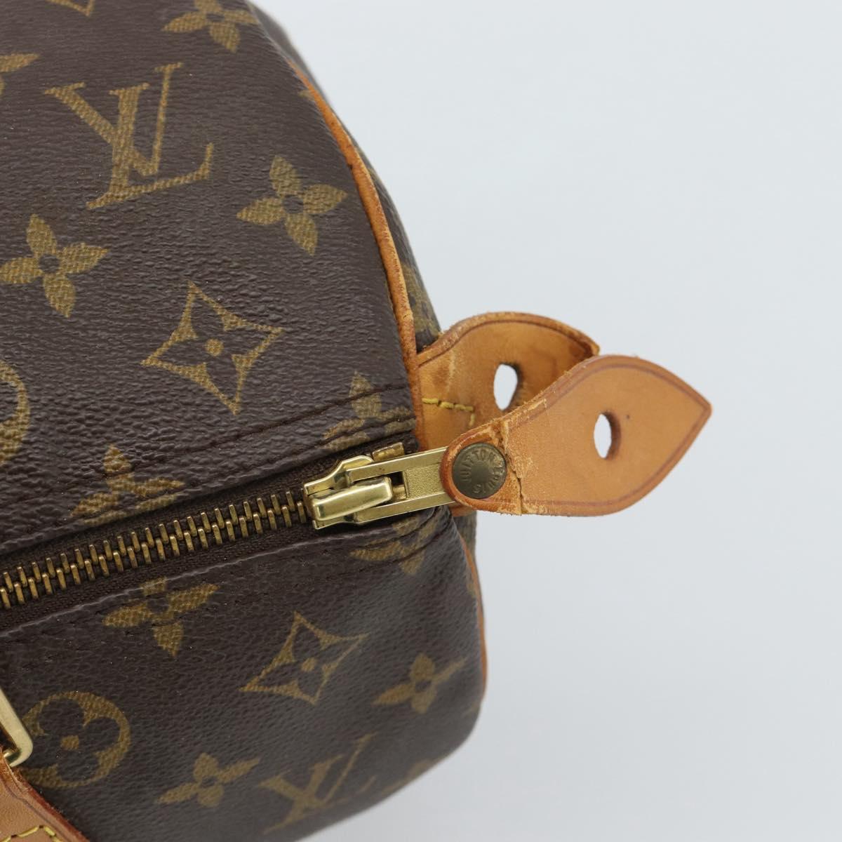 LOUIS VUITTON Monogram Speedy 30 Hand Bag M41526 LV Auth 188509A