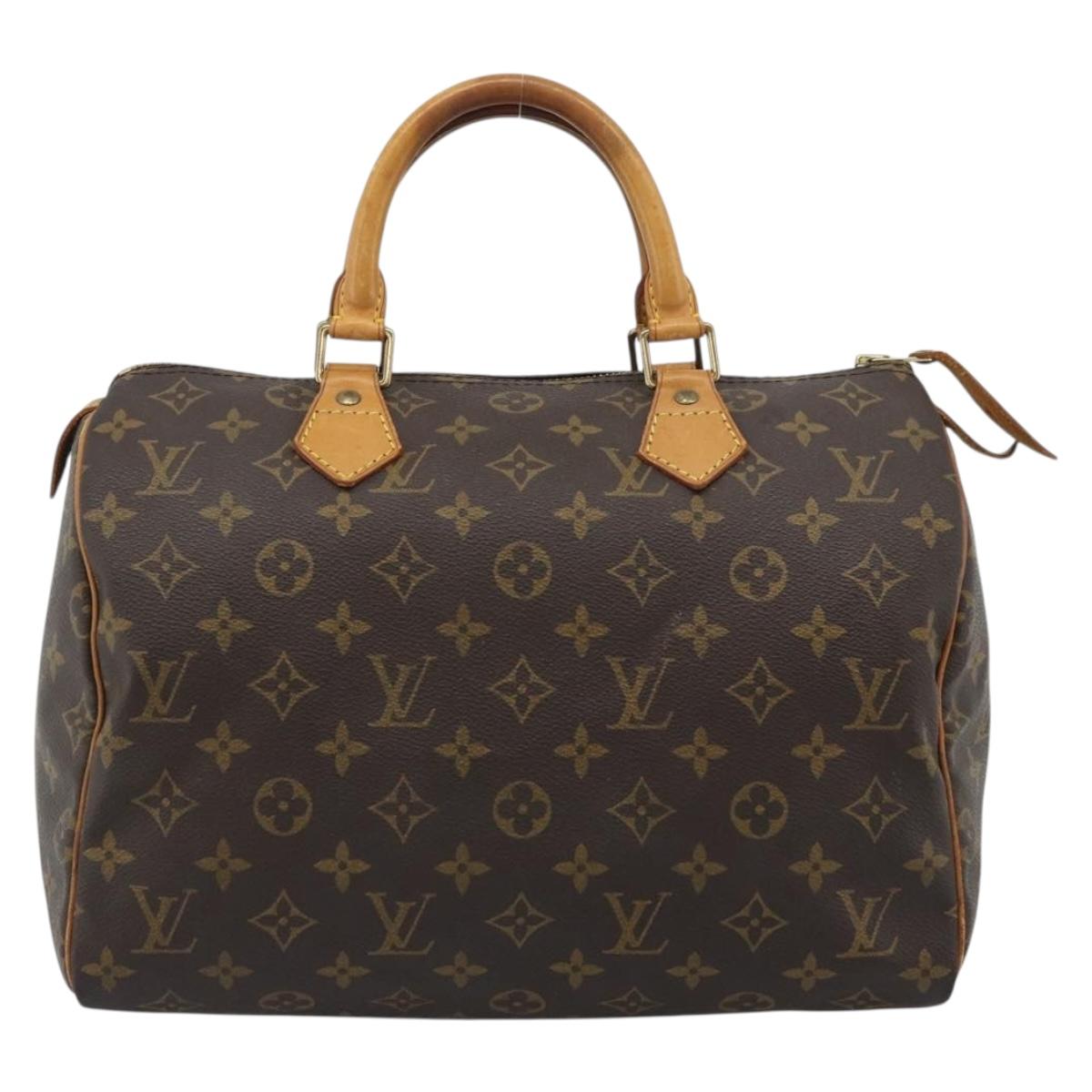 LOUIS VUITTON Monogram Speedy 30 Hand Bag M41526 LV Auth 188509A