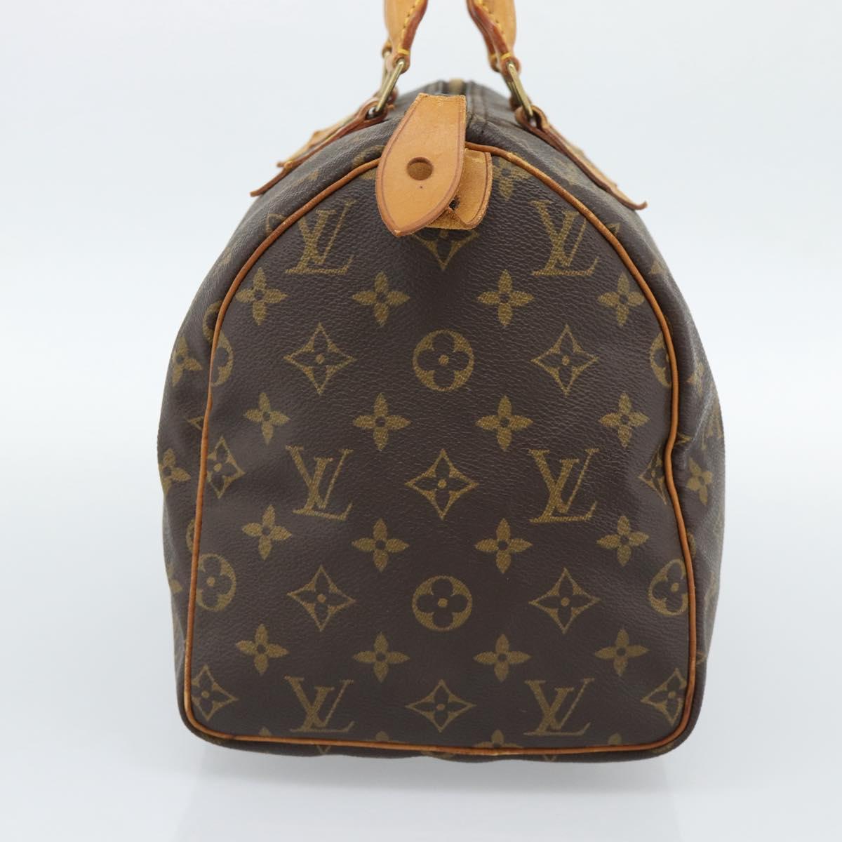 LOUIS VUITTON Monogram Speedy 30 Hand Bag M41526 LV Auth 188509A