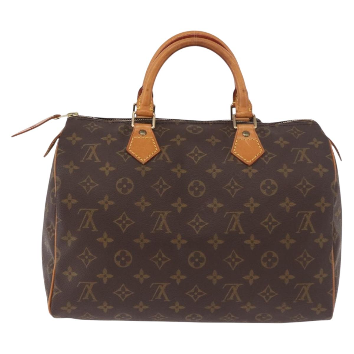 LOUIS VUITTON Monogram Speedy 30 Hand Bag M41526 LV Auth 188510SAV