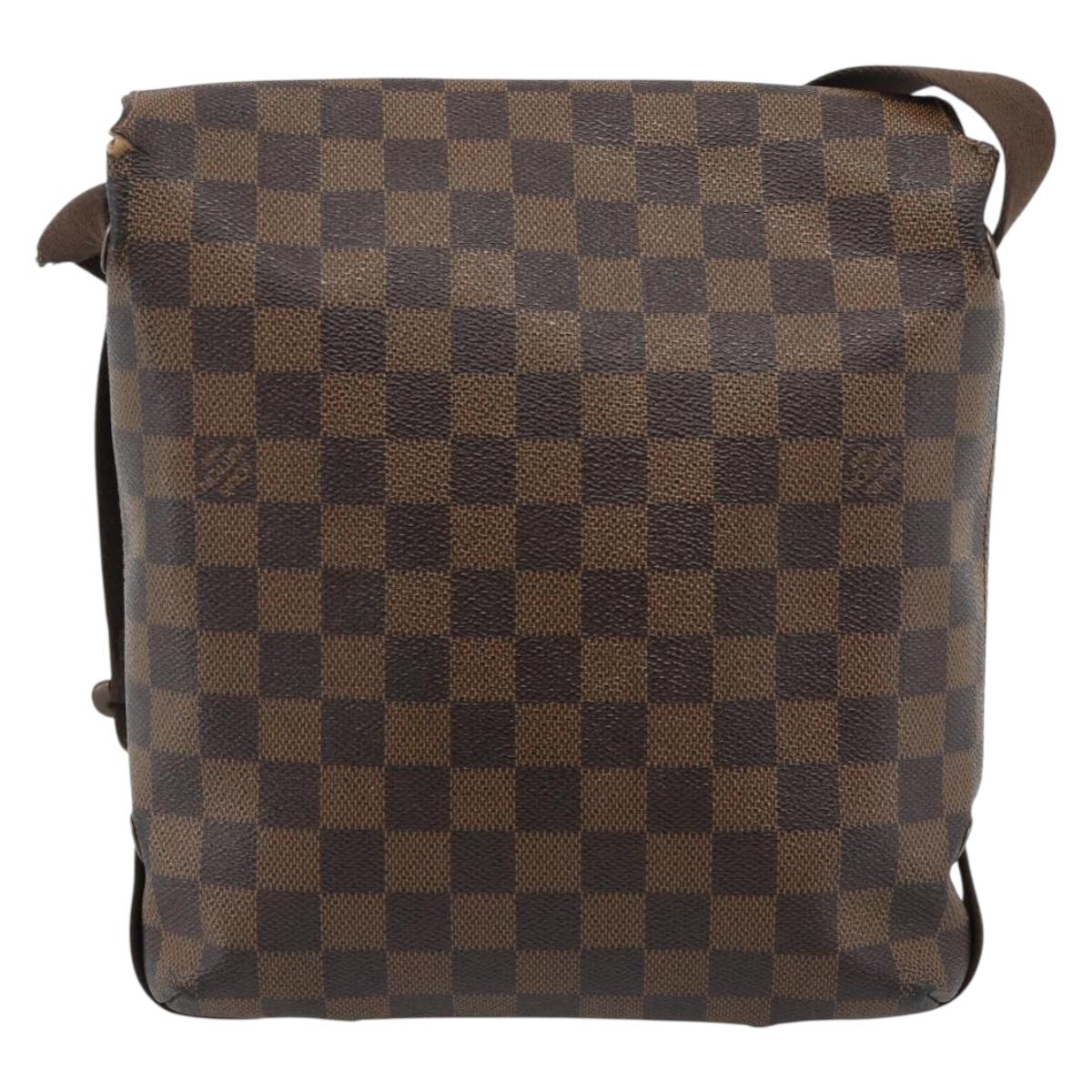 LOUIS VUITTON Damier Ebene Brooklyn PM Shoulder Bag N51210 LV Auth 188513