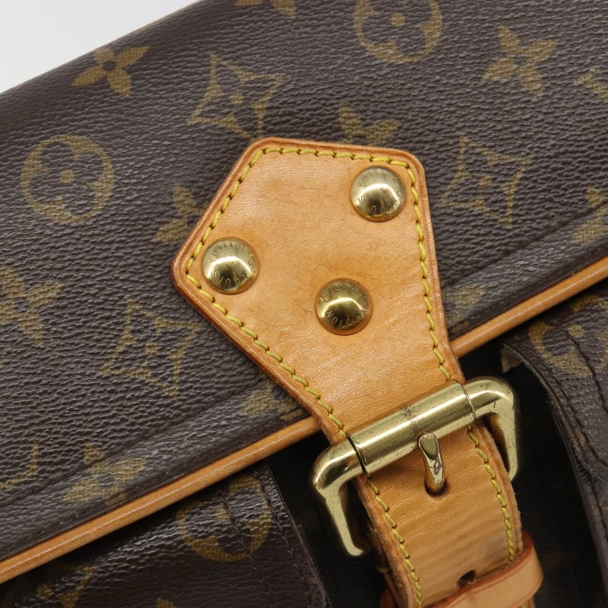LOUIS VUITTON Monogram Hudson Shoulder Bag M40027 LV Auth 188515SAV