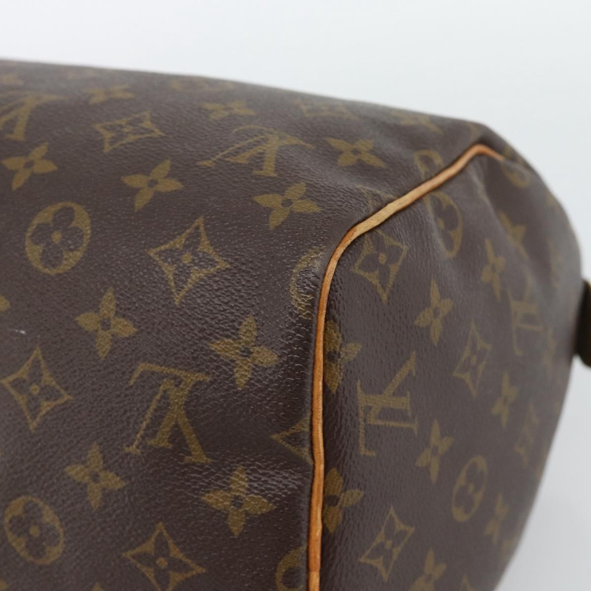 LOUIS VUITTON Monogram Speedy 30 Hand Bag M41526 LV Auth 188516A