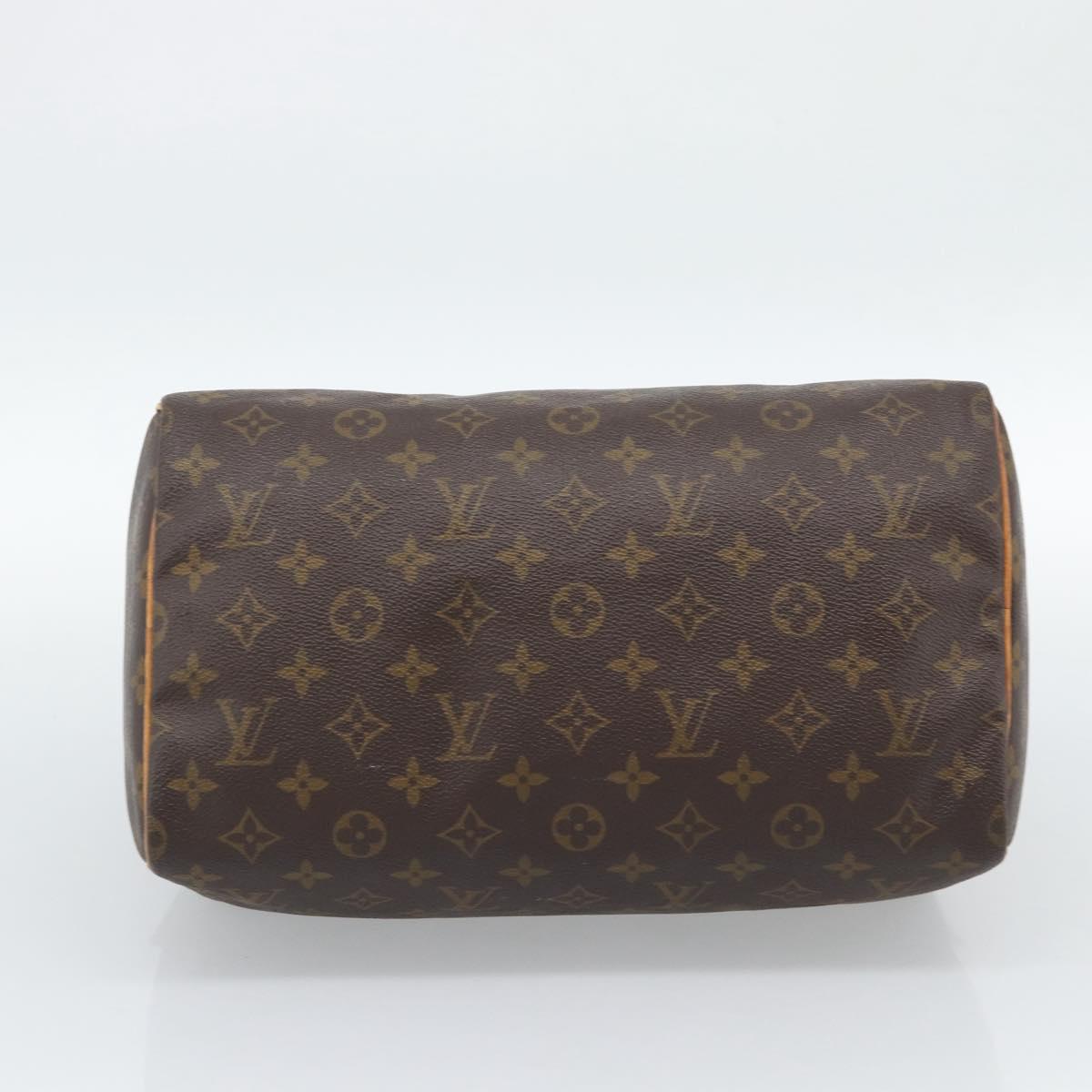 LOUIS VUITTON Monogram Speedy 30 Hand Bag M41526 LV Auth 188516A