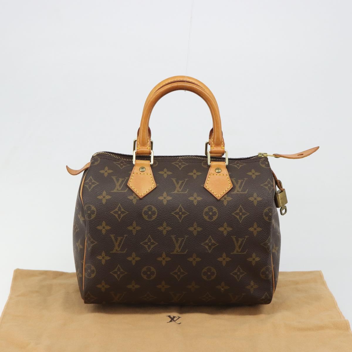 LOUIS VUITTON Monogram Speedy 25 Hand Bag M41528 LV Auth 188517SAV