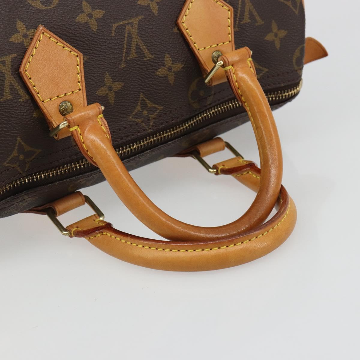LOUIS VUITTON Monogram Speedy 25 Hand Bag M41528 LV Auth 188517SAV