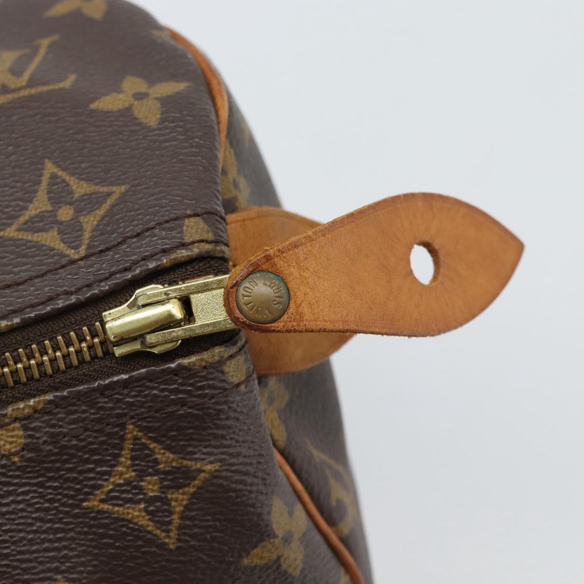 LOUIS VUITTON Monogram Speedy 30 Hand Bag M41526 LV Auth 188523A